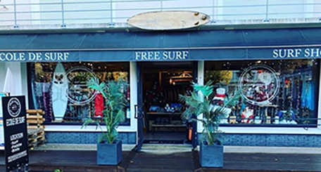 La boutique free surf - école de surf Free Surf - Surf et shop à Saint Palais sur Mer